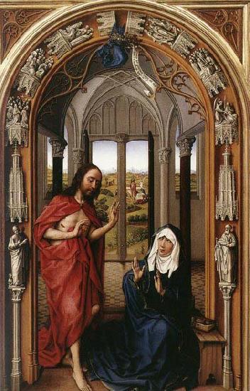 WEYDEN, Rogier van der Miraflores Altarpiece Sweden oil painting art